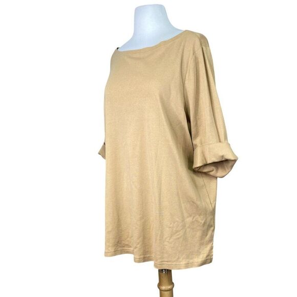 Lauren Ralph Lauren Tan Tee Size 3XL - Picture 3 of 6